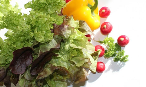 Mood swings make a vegetables arrangement
